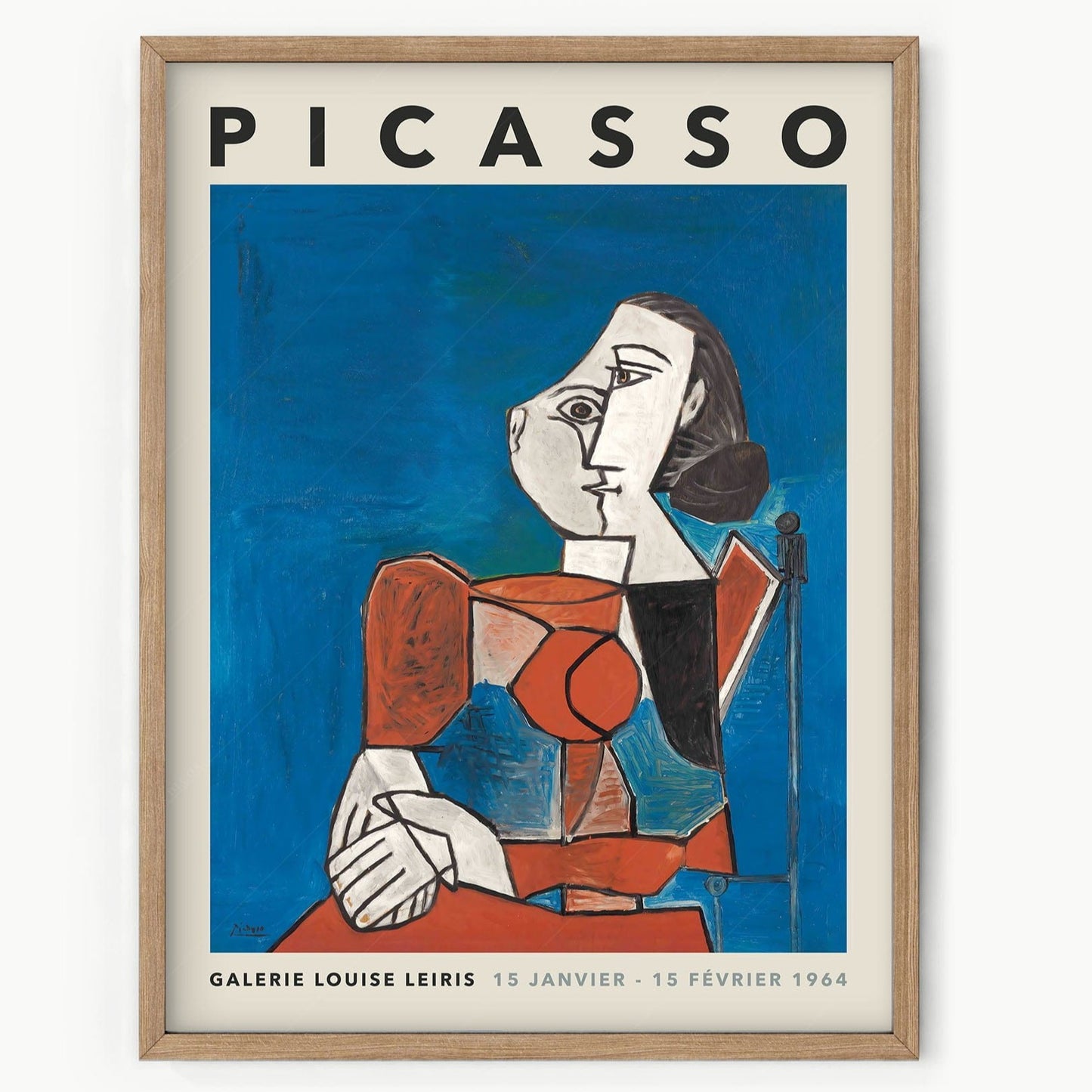 Home Poster Decor Single Pablo Picasso Home Decor, Museum Quality Prints, Mirror Face