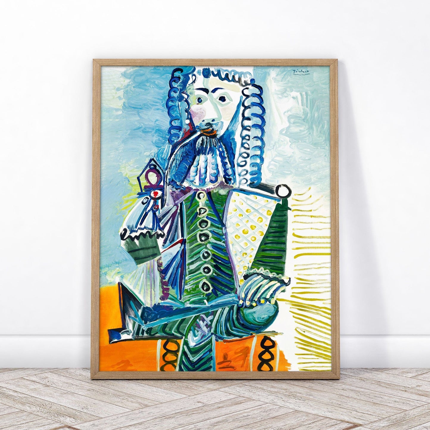 Home Poster Decor Single Pablo Picasso Home Decor, Museum Quality Prints, Mousquetaire a la pipe,