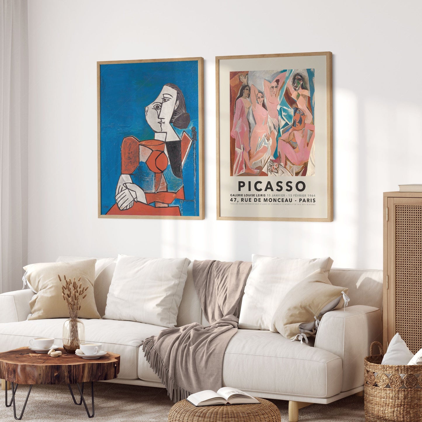 Home Poster Decor Set of 2 Pablo Picasso Home Decor, Museum Quality Prints, Set of 2 Wall Art