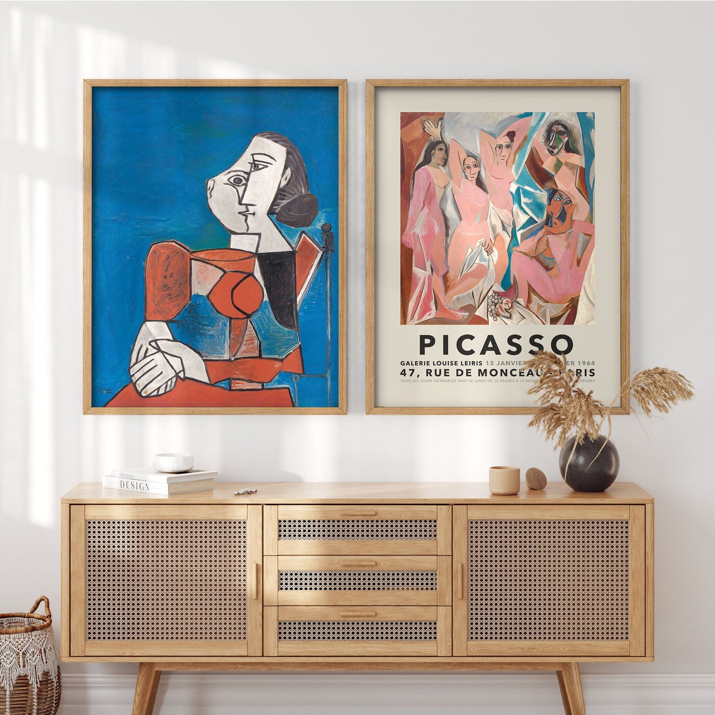 Home Poster Decor Set of 2 Pablo Picasso Home Decor, Museum Quality Prints, Set of 2 Wall Art