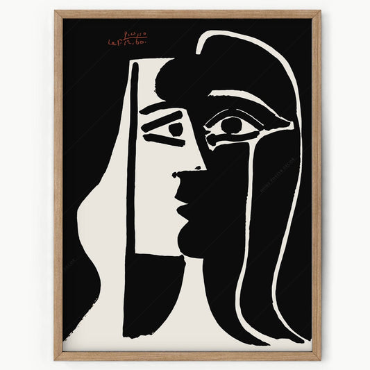 Home Poster Decor Single Pablo Picasso Home Decor, Museum Quality Prints, Two Faces