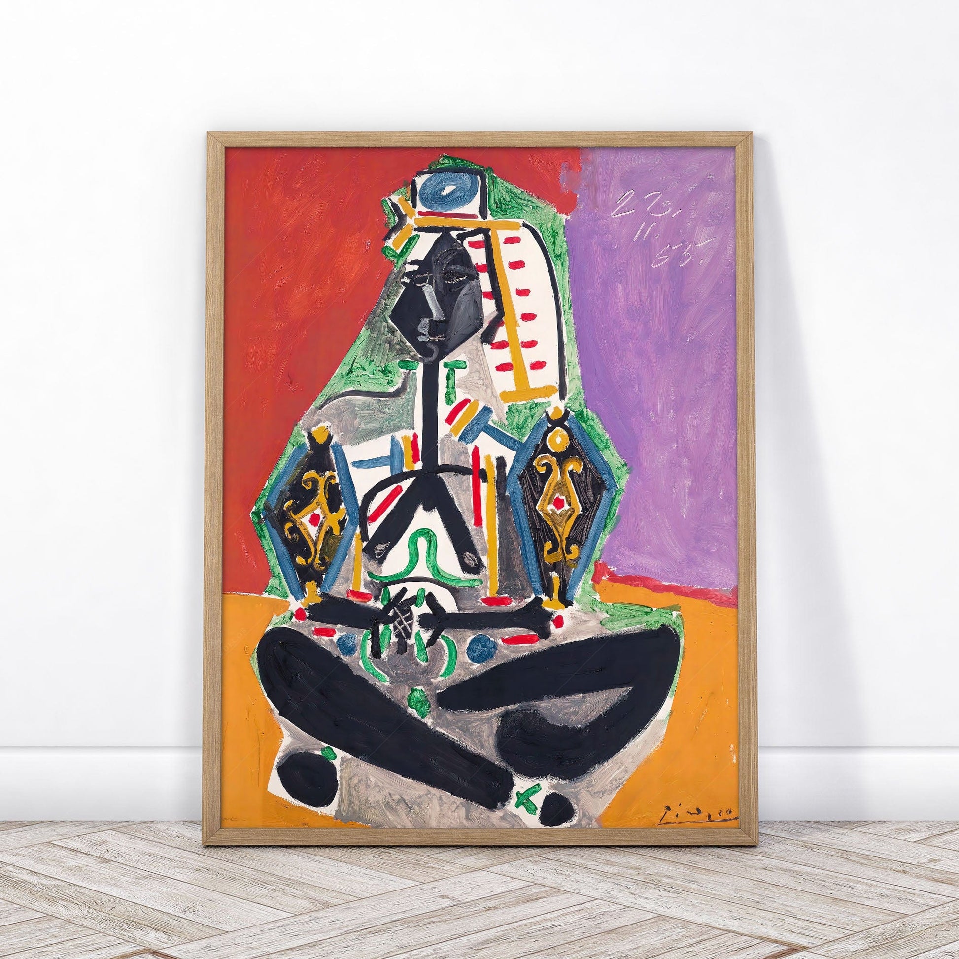 Home Poster Decor Single Pablo Picasso Home Decor, Museum Quality Prints, Woman in Turkish Costume