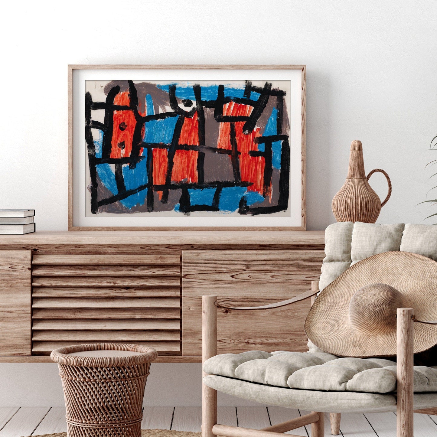 Home Poster Decor Single Paul Klee Wall Art, Bauhaus poster, Abstract Print, Modern Gallery, Paul Klee Print, The Our Before One Night, Interior Design