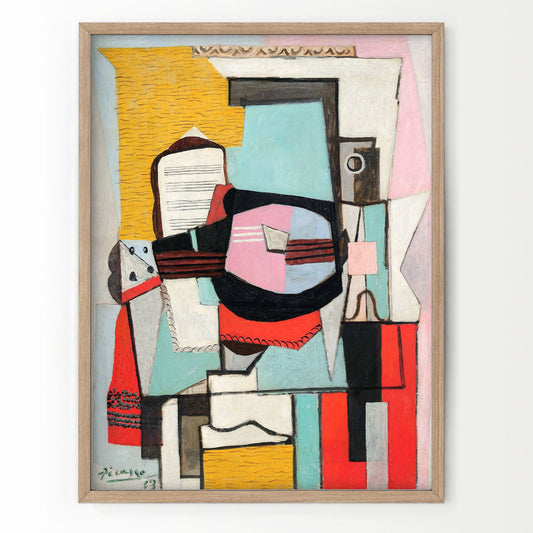 Pablo Picasso, Guitar on a Table, Fine Art Print