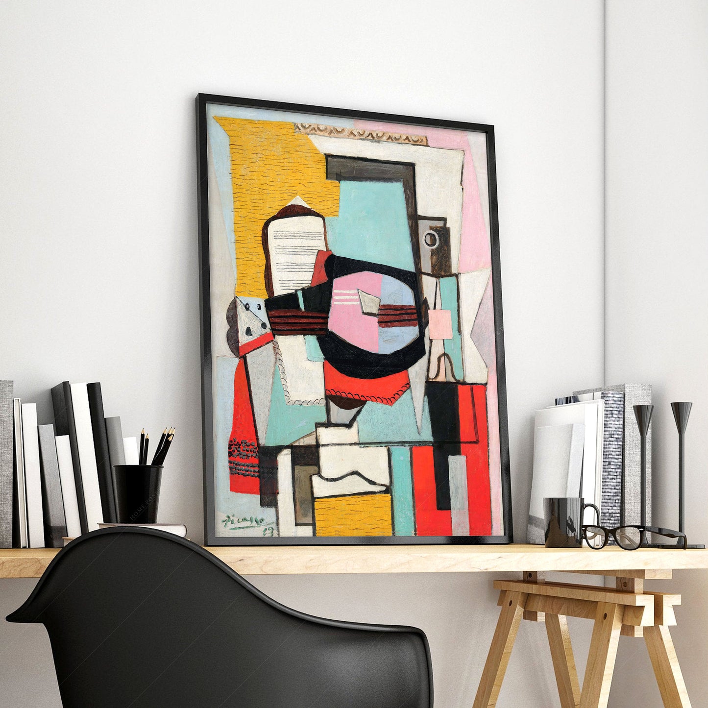 Pablo Picasso, Guitar on a Table, Fine Art Print