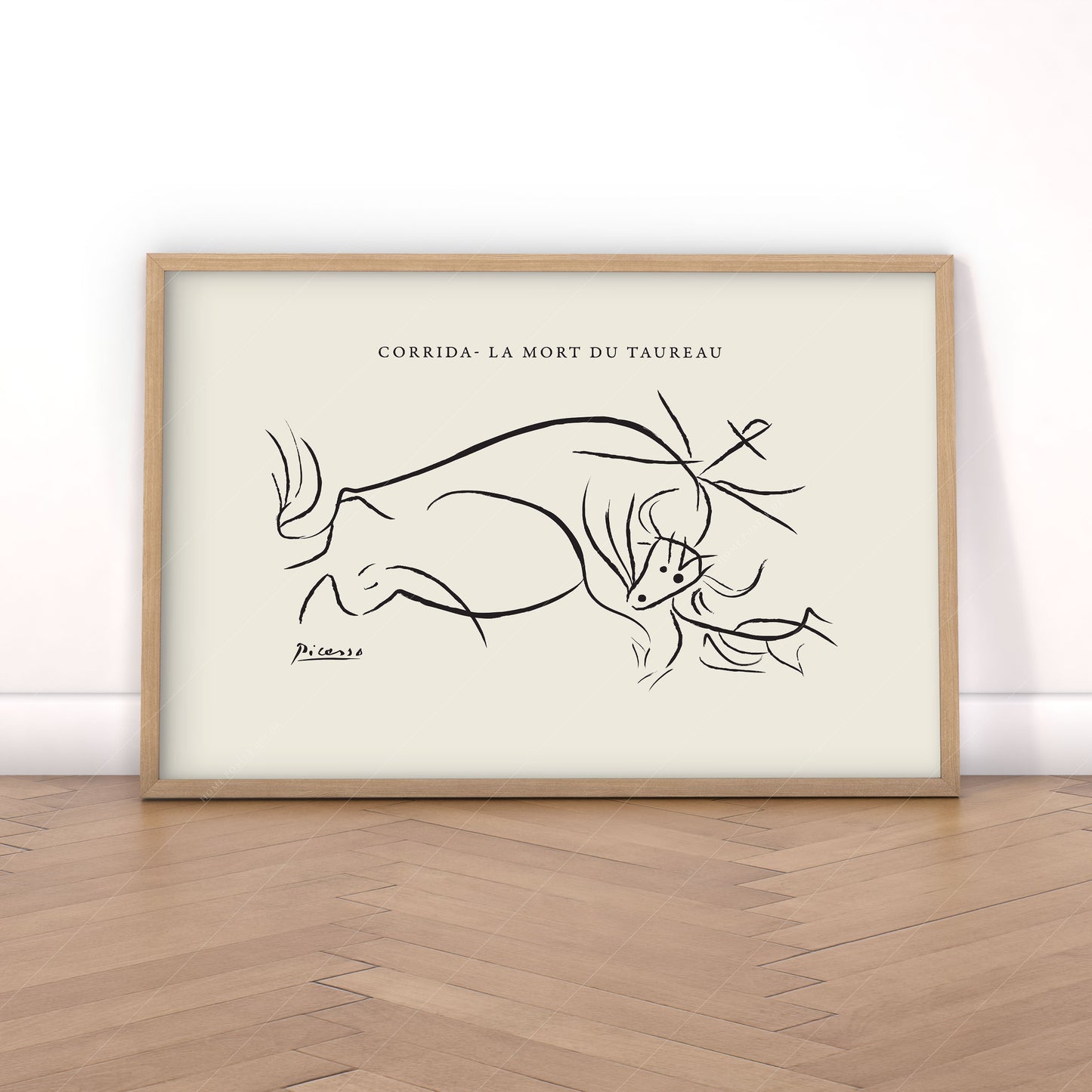 Pablo Picasso, Taurus Drawing, Fine Art Print