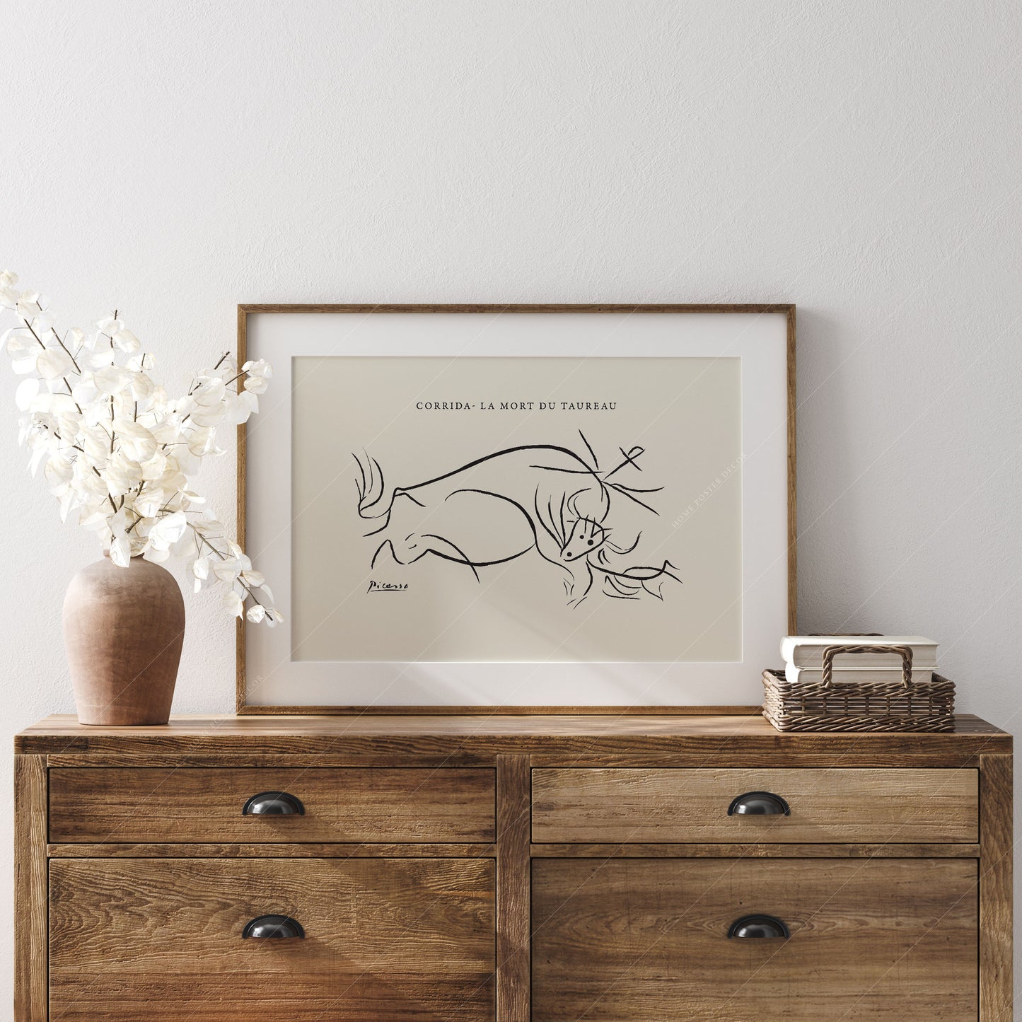 Pablo Picasso, Taurus Drawing, Fine Art Print