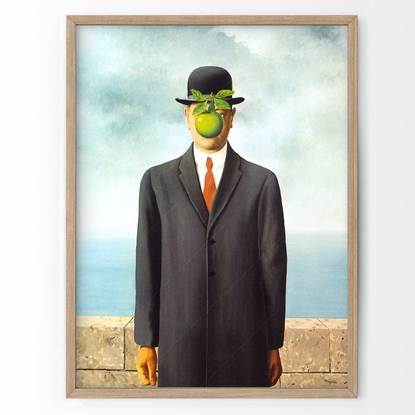 Home Poster Decor Single Rene Magritte Art, Magritte Poster, The Son Of Man, Contemporary Art, Gift Idea, Surrealist Art, Museum Quality Print, Archival Paper