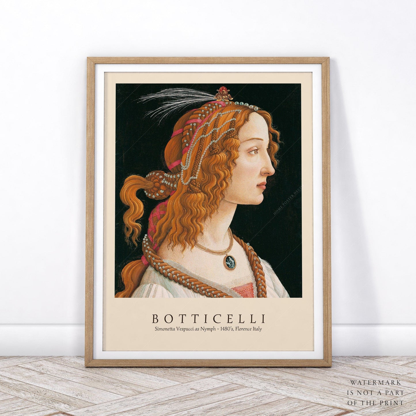 Claude Monet Single Sandro Botticelli, Simonetta, Botticelli Print, Birth of Venus Paint, Botticelli Venus, Gift Idea, Bedroom Wall Decor, Famous Painting 21-3