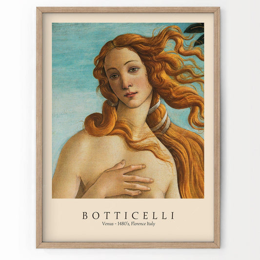 Home Poster Decor Single Sandro Botticelli, The Birth of Venus, Botticelli Print, Birth of Venus Paint, Botticelli Venus, Famous Art, Gift Idea, Museum Quality Print