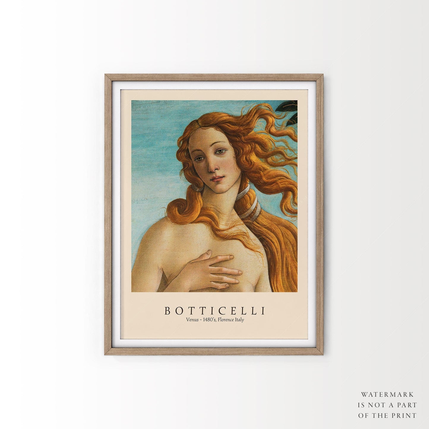 Home Poster Decor Single Sandro Botticelli, The Birth of Venus, Botticelli Print, Birth of Venus Paint, Botticelli Venus, Famous Art, Gift Idea, Museum Quality Print