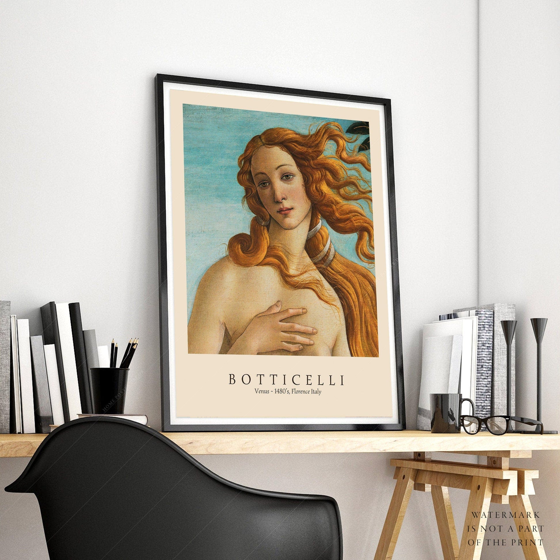 Home Poster Decor Single Sandro Botticelli, The Birth of Venus, Botticelli Print, Birth of Venus Paint, Botticelli Venus, Famous Art, Gift Idea, Museum Quality Print