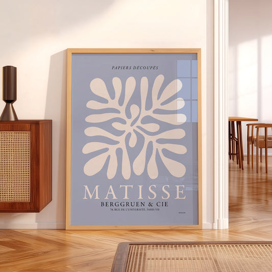 Henri Matisse Cut-Outs Exhibition Poster – Modern Abstract Wall Art