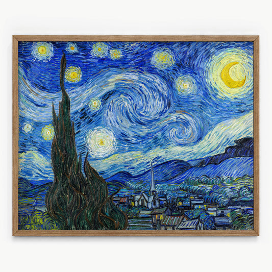 Vincent Van Gogh, Starry Night Print, Famous Artist