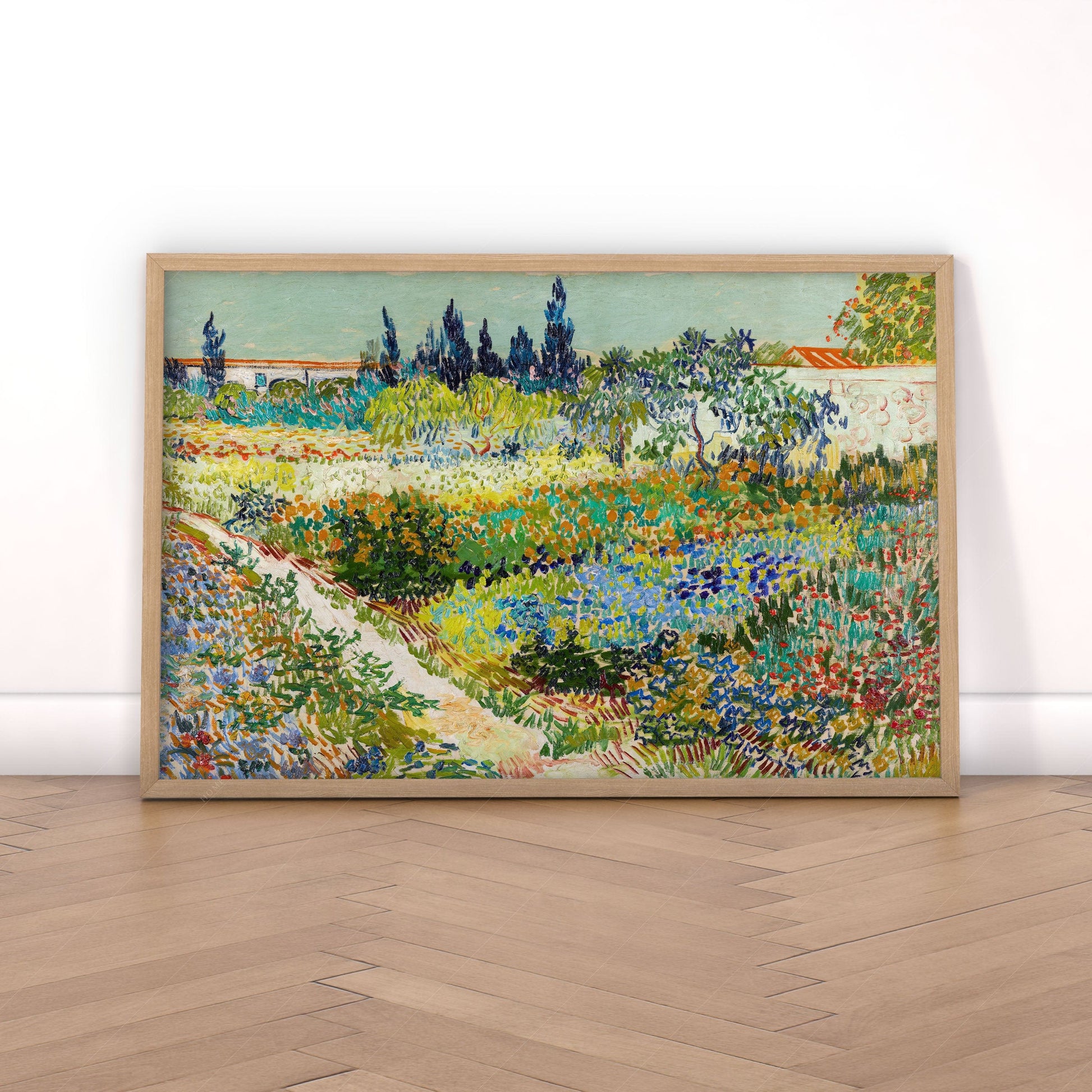 Home Poster Decor Van Gogh, A Lane in a Public Garden in Arles, Wall Art Poster