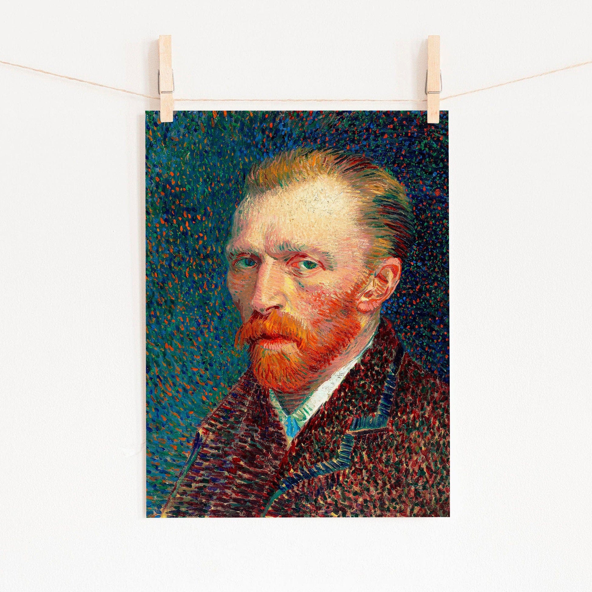 Home Poster Decor Van Gogh Poster, Van Gogh Portrait, Self-Portrait, Van Gogh Painting, Van Gogh Exhibition, Museum Quality Print, Various sizes