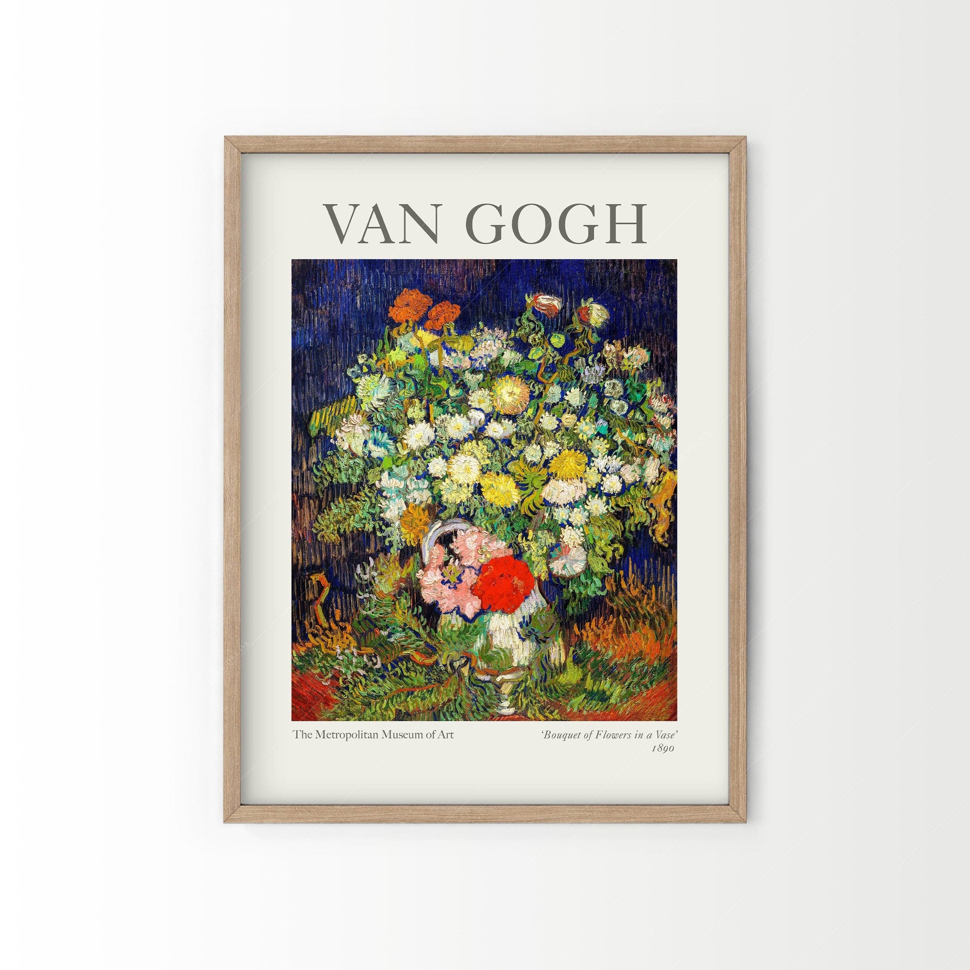 Home Poster Decor Set of 2 Van Gogh print set of 2, Van Gogh Exhibition Poster, Van Gogh Self Portrait, Living Wall Decor, Gift Idea, Office Wall Decor