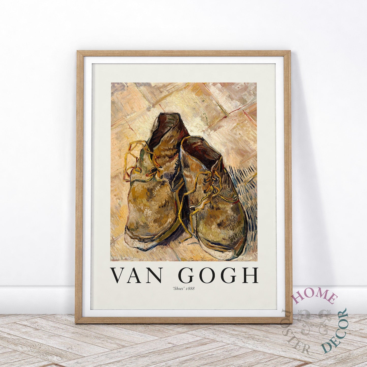 Home Poster Decor Van Gogh Print, Van Gogh Shoes, Van Gogh Painting, Post-impressionist, HIGH Quality Archival Print