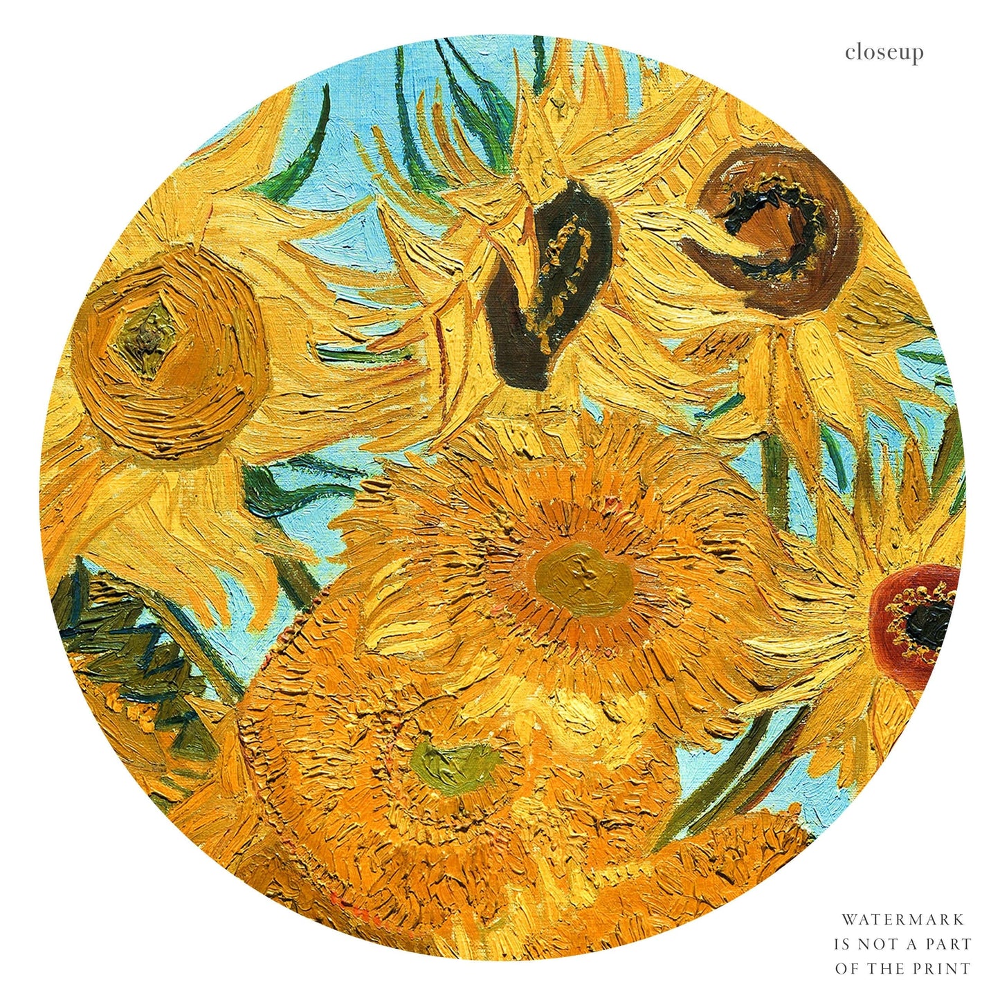 Home Poster Decor Van Gogh Sunflower, Van Gogh Prints, Floral Wall Art, Van Gogh Exhibition, Van Gogh Flowers, Still Life, Vase with Twelve sunflowers