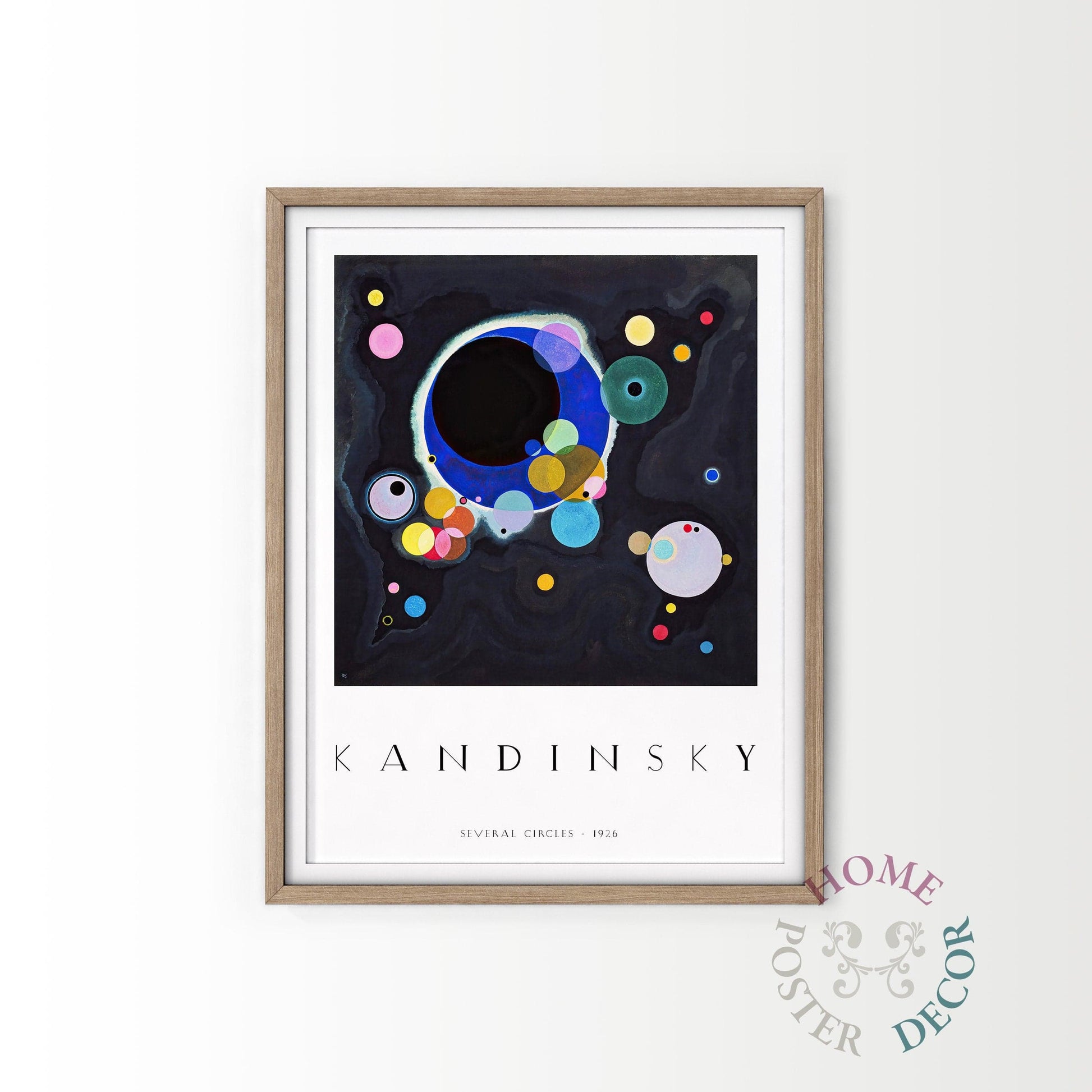 Home Poster Decor Wassily Kandinsky Poster, Abstract Wall Art, Office Decor, Exhibition Poster, Kandinsky Print, Museum Quality Paper