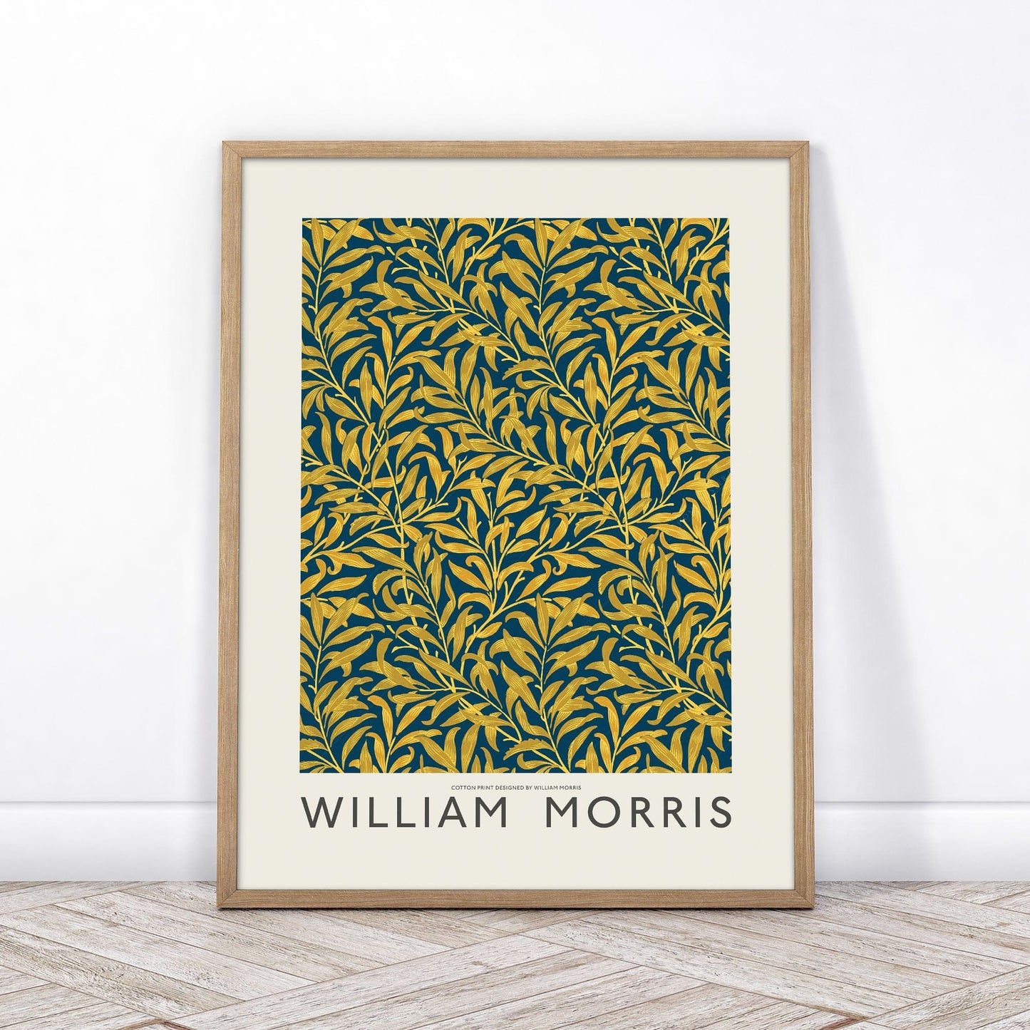 Home Poster Decor Single William Morris Art, Willow Bough,Leaves pattern, Tropical Leaf