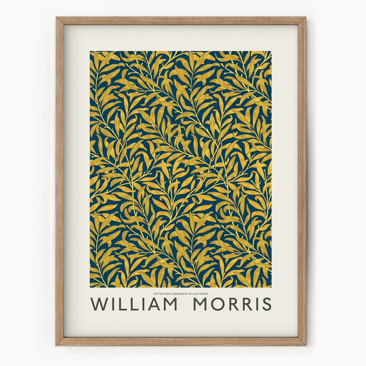 Home Poster Decor Single William Morris Art, Willow Bough,Leaves pattern, Tropical Leaf