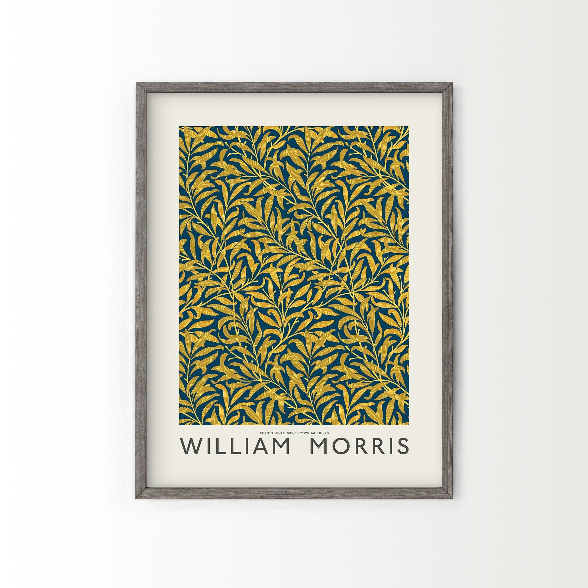 Home Poster Decor Single William Morris Art, Willow Bough,Leaves pattern, Tropical Leaf