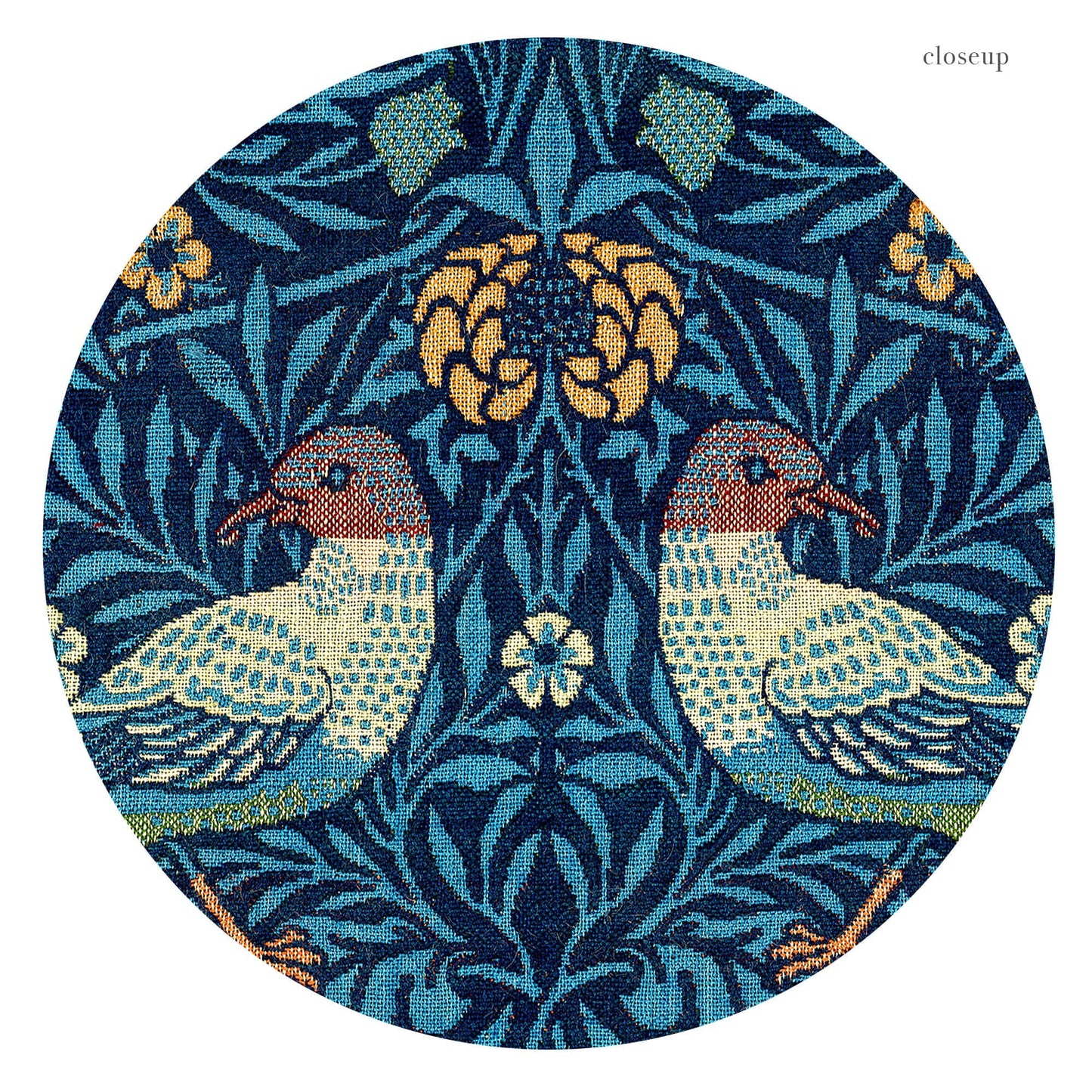 Home Poster Decor Single William Morris Poster, Antique Bird, Art Nouveau, Gift Idea, Dark Blue 32