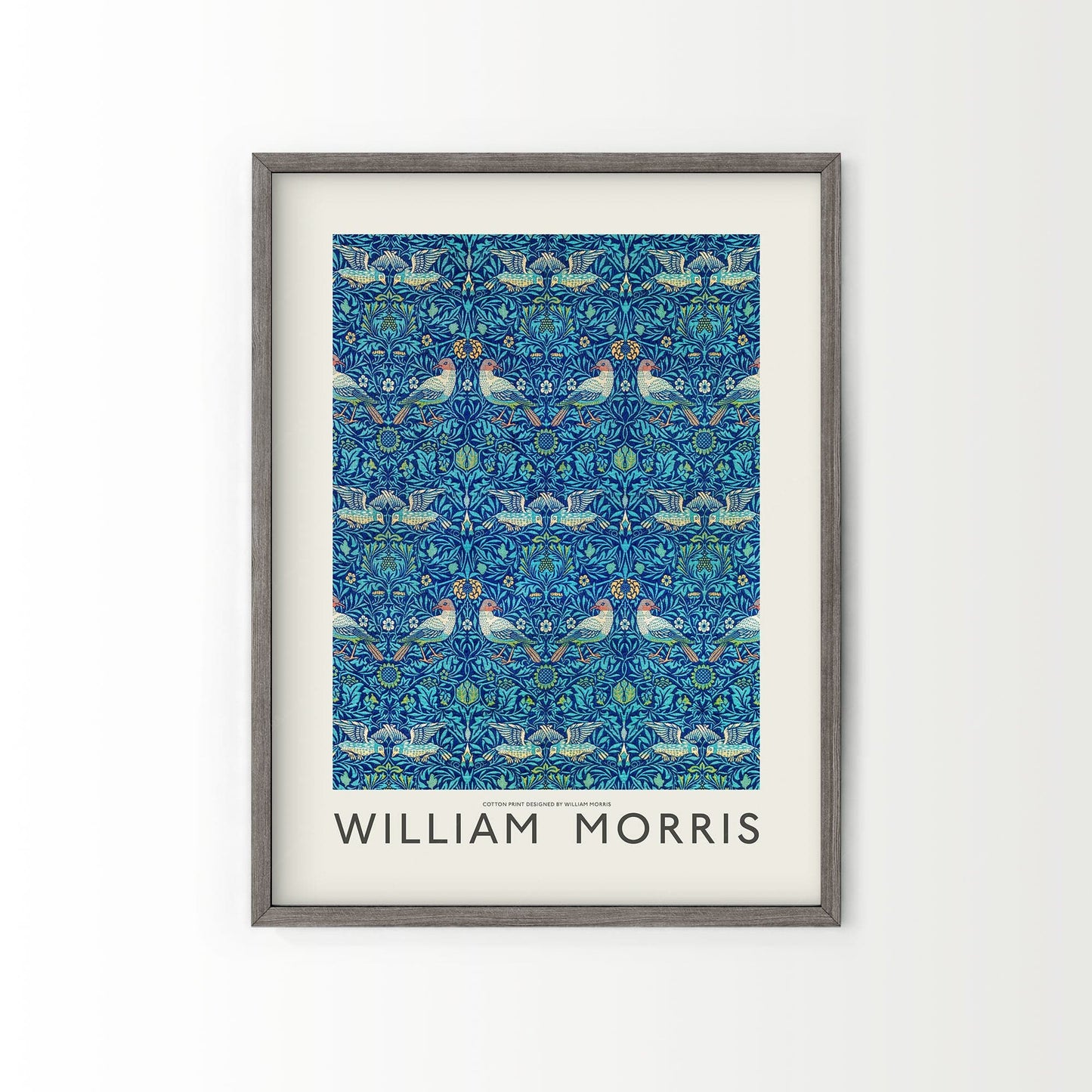 Home Poster Decor Single William Morris print, Exhibition poster,Birds Wall Art Print, Bedroom Decor 21