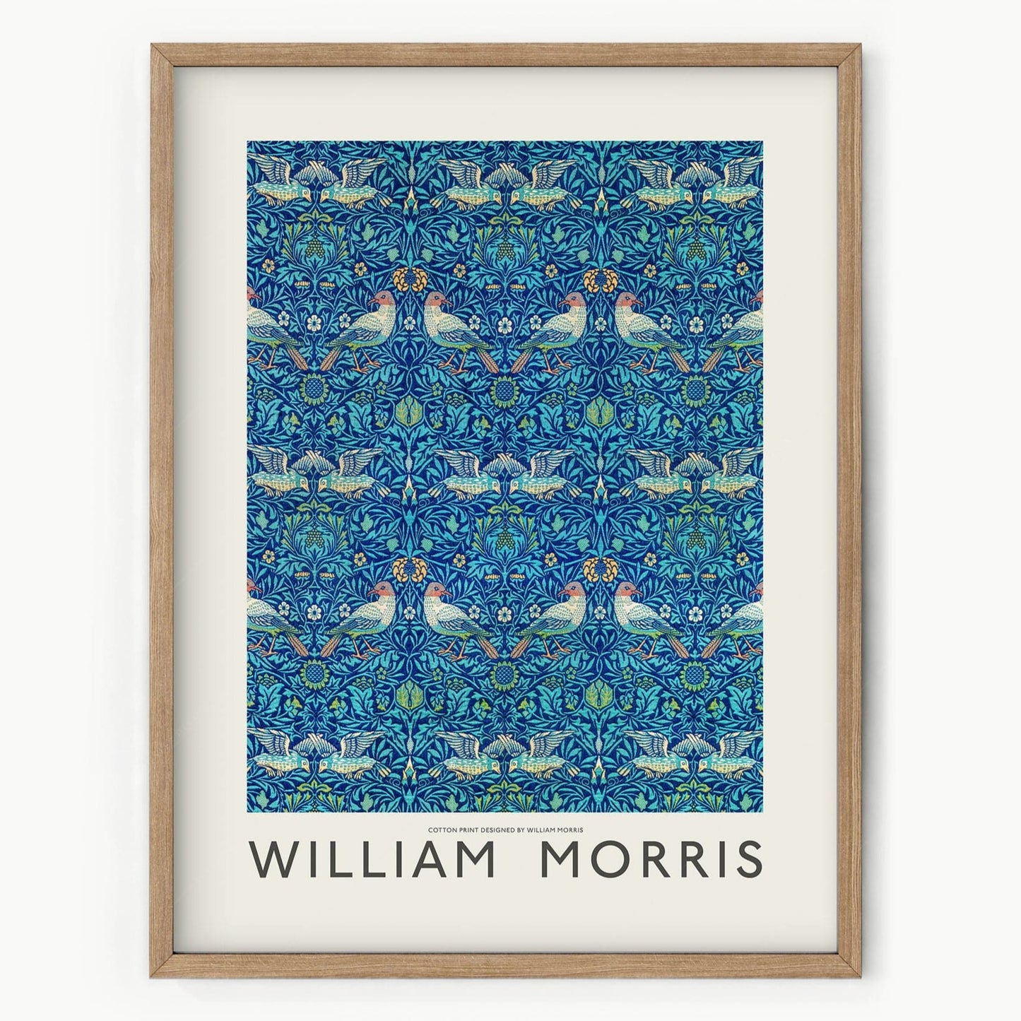 Home Poster Decor Single William Morris print, Exhibition poster,Birds Wall Art Print, Bedroom Decor 21