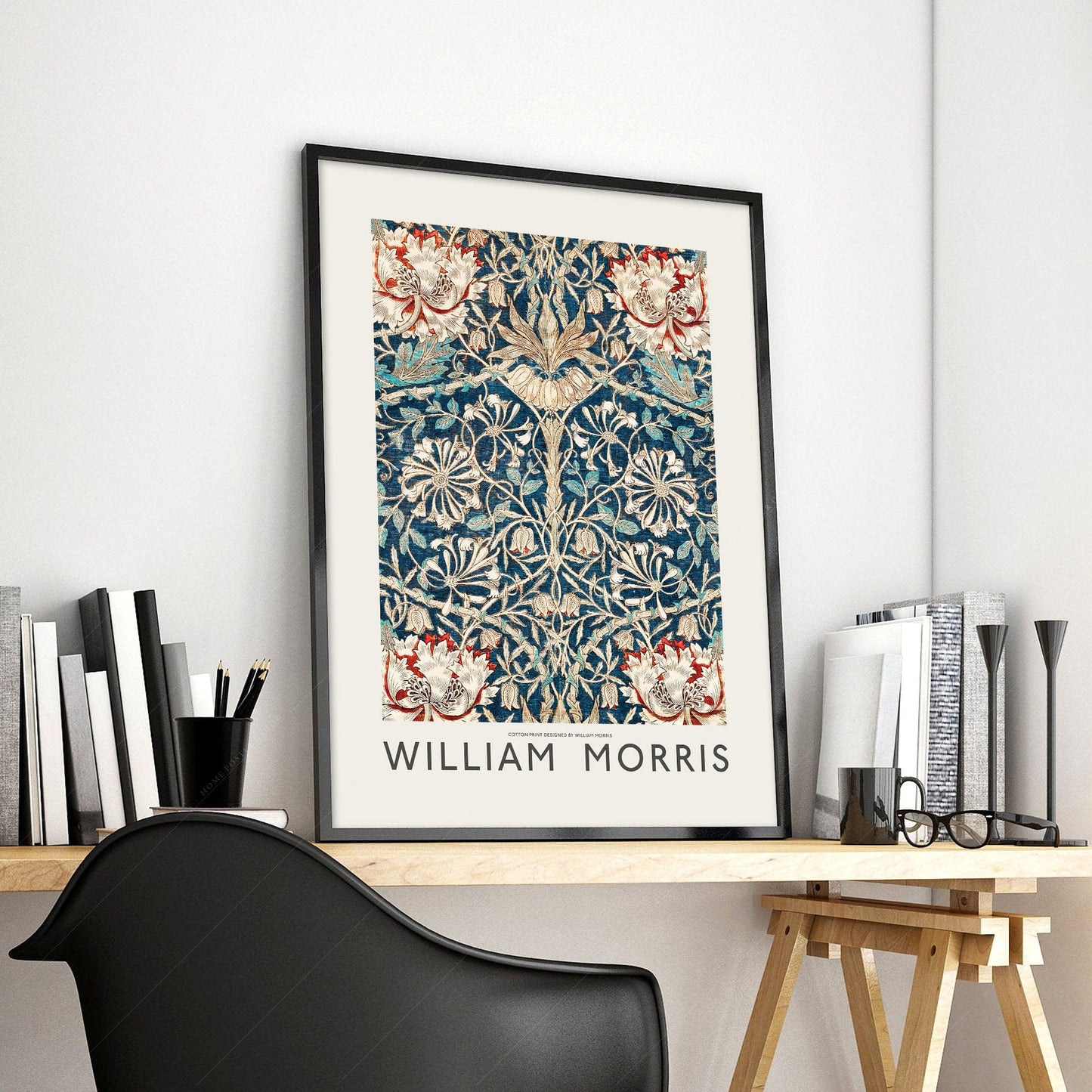 Home Poster Decor Single William Morris Print, Floral Wall Art, Flower Print, Exhibition Poster, Gift Idea 54-2