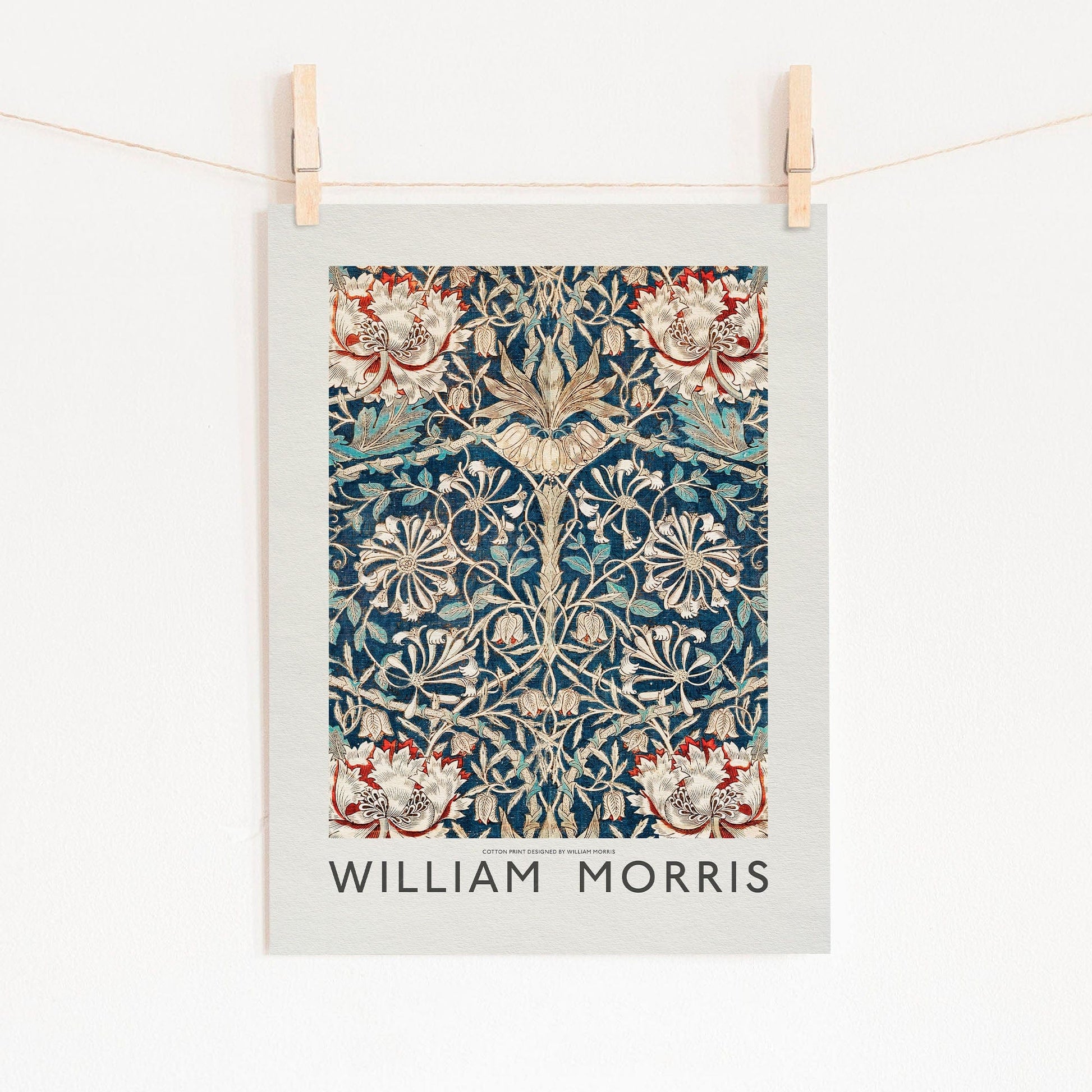 Home Poster Decor Single William Morris Print, Floral Wall Art, Flower Print, Exhibition Poster, Gift Idea 54-2