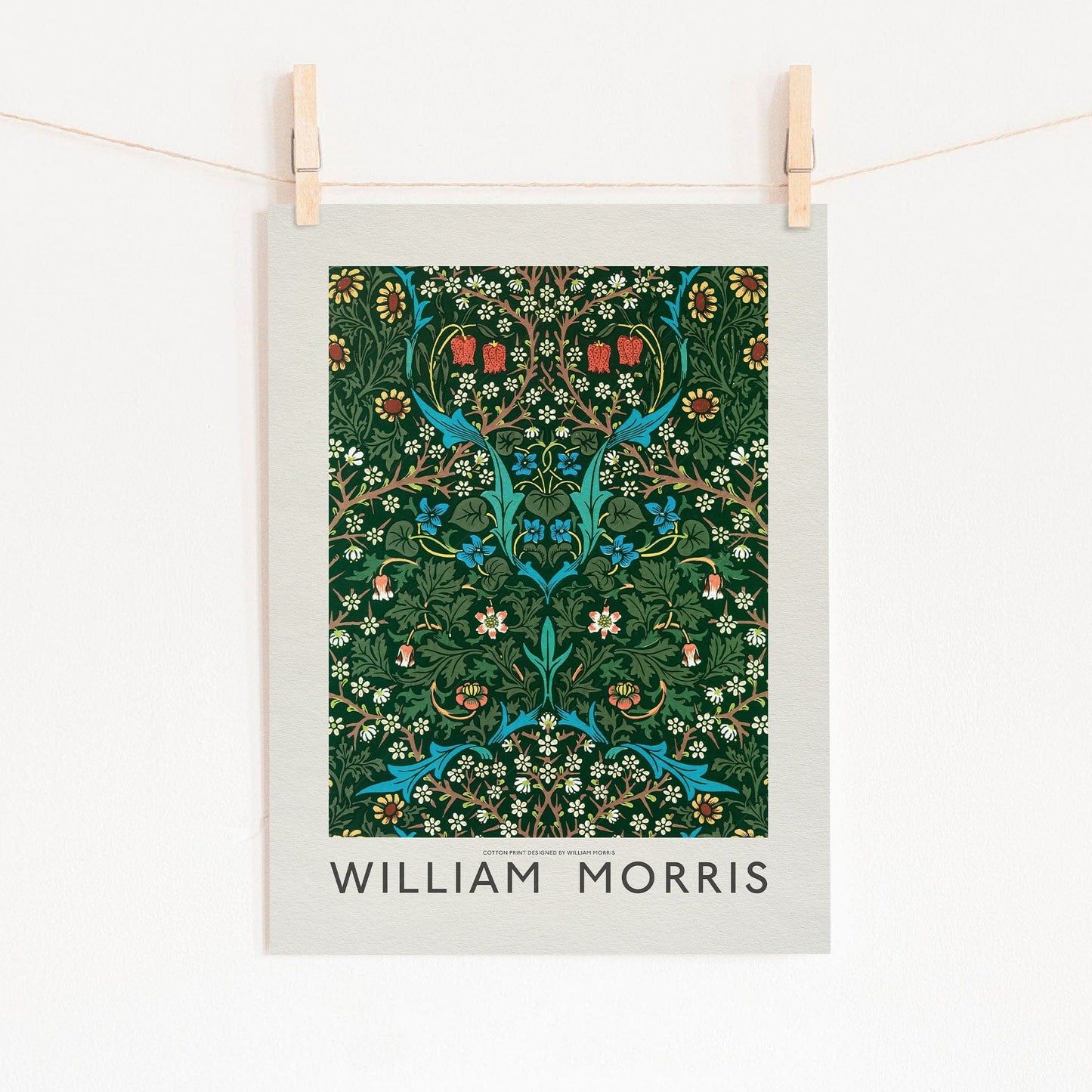 Home Poster Decor Single William Morris Print, Floral Wall Art, Flower Print, William Morris, Midcentury Modern 26