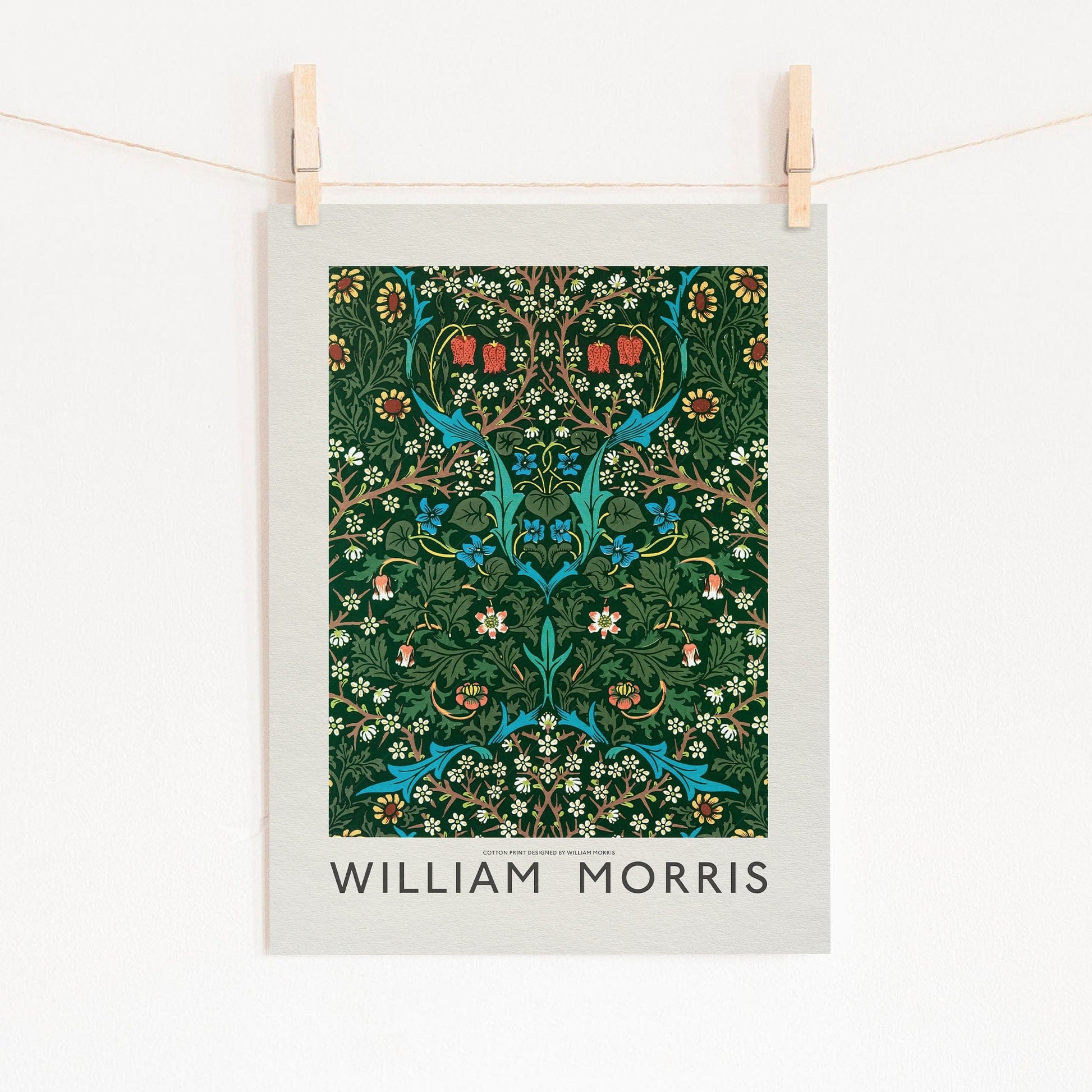 Home Poster Decor Single William Morris Print, Floral Wall Art, Flower Print, William Morris, Midcentury Modern 26