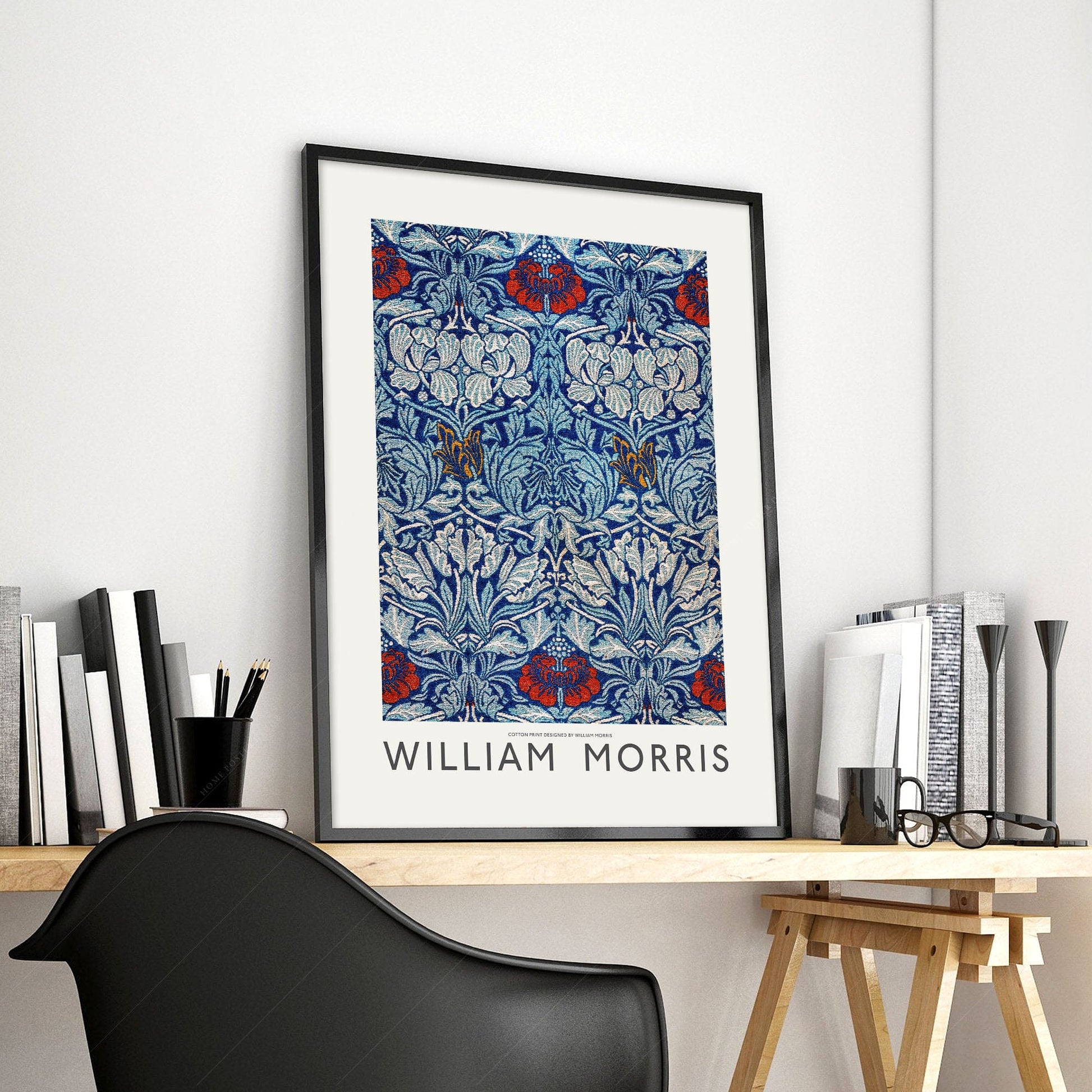 Home Poster Decor Single William Morris print, Leaves Wall Art,Bedroom Wall Decor, Flower Pattern 56