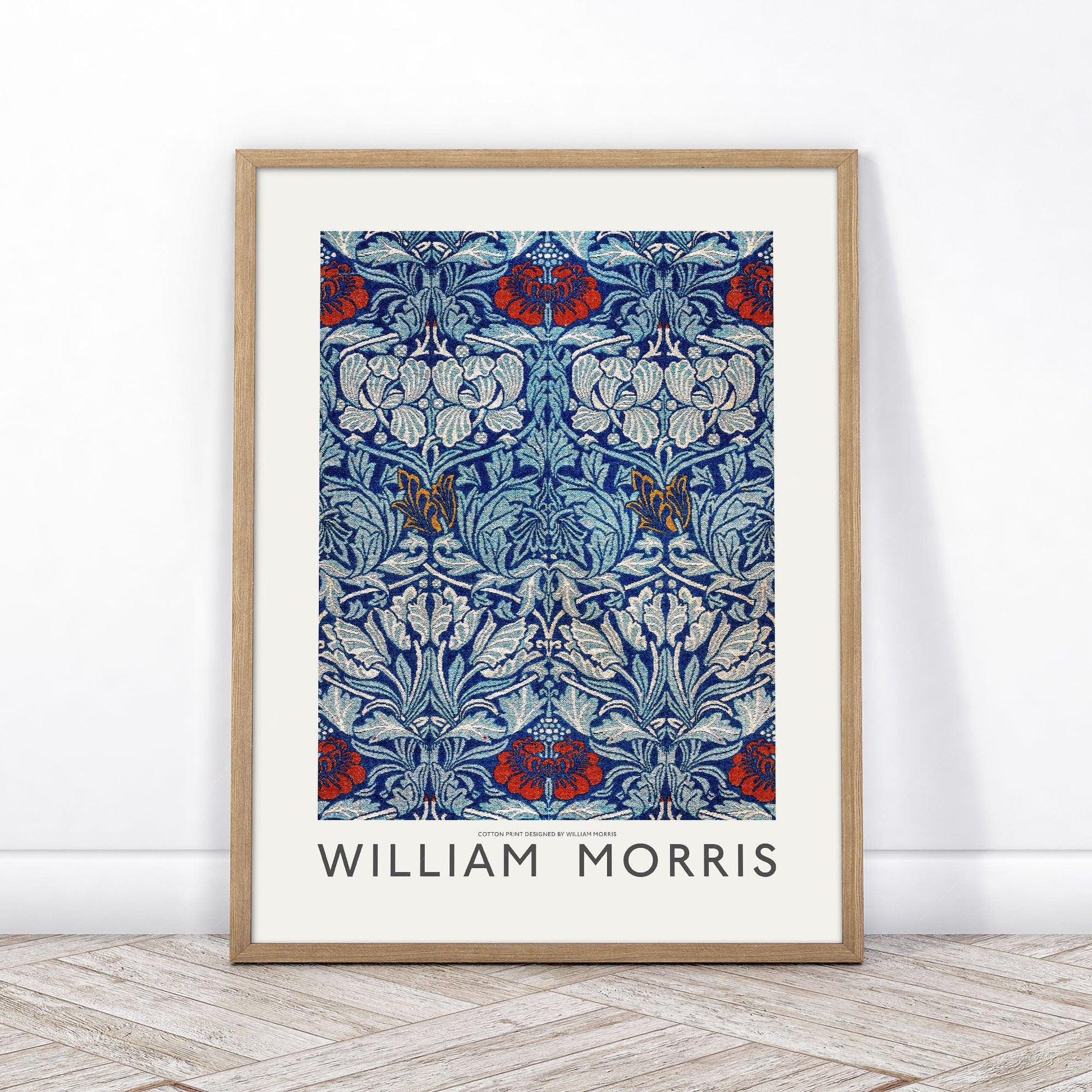 Home Poster Decor Single William Morris print, Leaves Wall Art,Bedroom Wall Decor, Flower Pattern 56