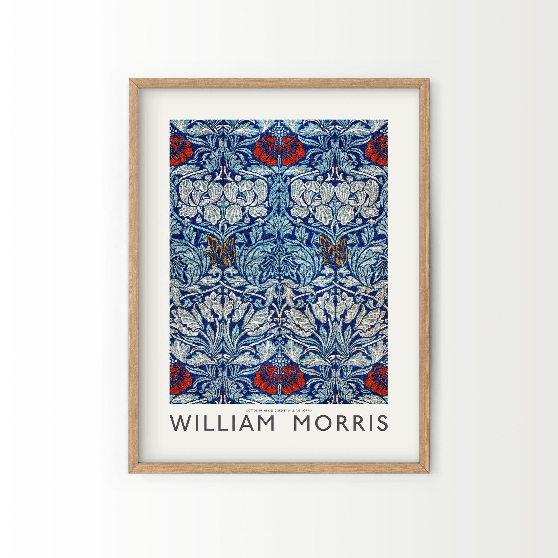 Home Poster Decor Set of 2 William Morris, Set of 2 Print, Marigold, Bedroom Wall Art, Green and Blue