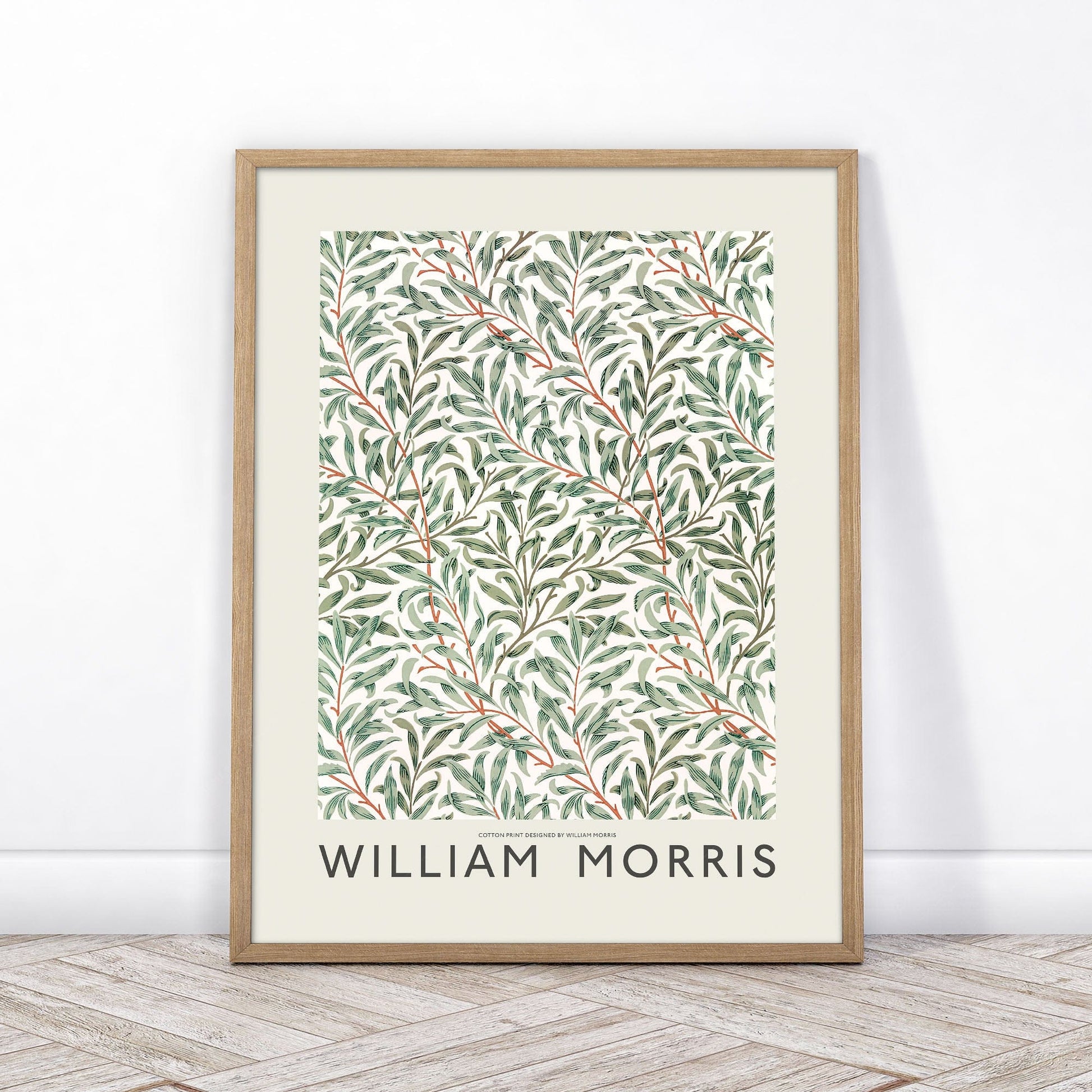 Home Poster Decor Single William Morris, Willow Bough, Abstract Art Print, Leaves pattern