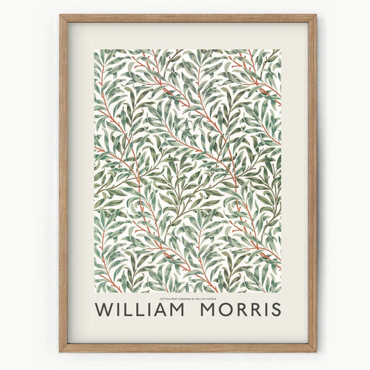 Home Poster Decor Single William Morris, Willow Bough, Abstract Art Print, Leaves pattern