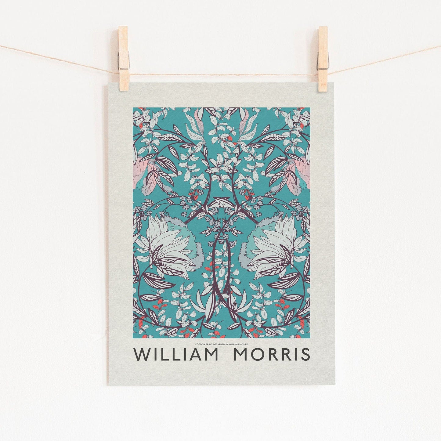 Home Poster Decor Single William Morris, Willow Bough, Flower Pattern, Floral Illustration, Abstract Art