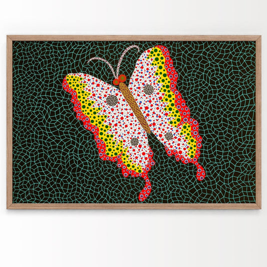 Home Poster Decor Yayoi Kusama Print, Contemporary Wall Decor,