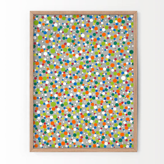 Home Poster Decor Yayoi Kusama Print, Contemporary Wall Decor, Dots Obsession